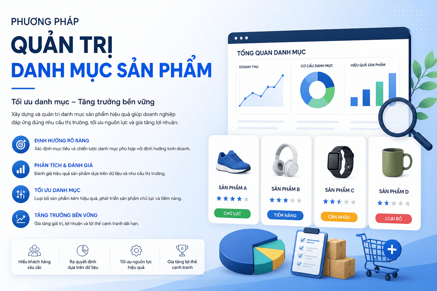 Quản trị danh mục sản phẩm: Kỷ luật vận hành tạo nên lợi thế cạnh tranh