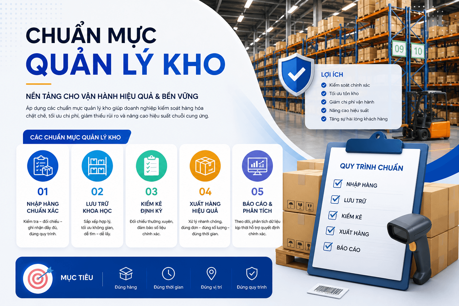 Quản trị kho: Từ trung tâm chi phí đến năng lực cạnh tranh của doanh nghiệp nhỏ